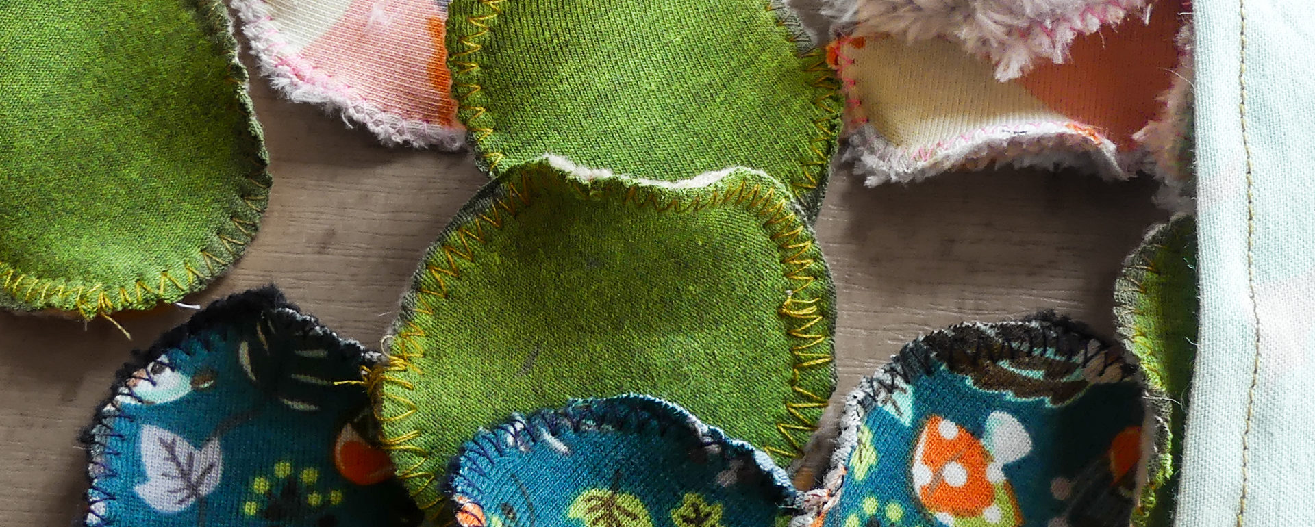 Látkové odličovací tamponky- Vyrobte si sami